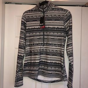 Nike patterned quarter zip
